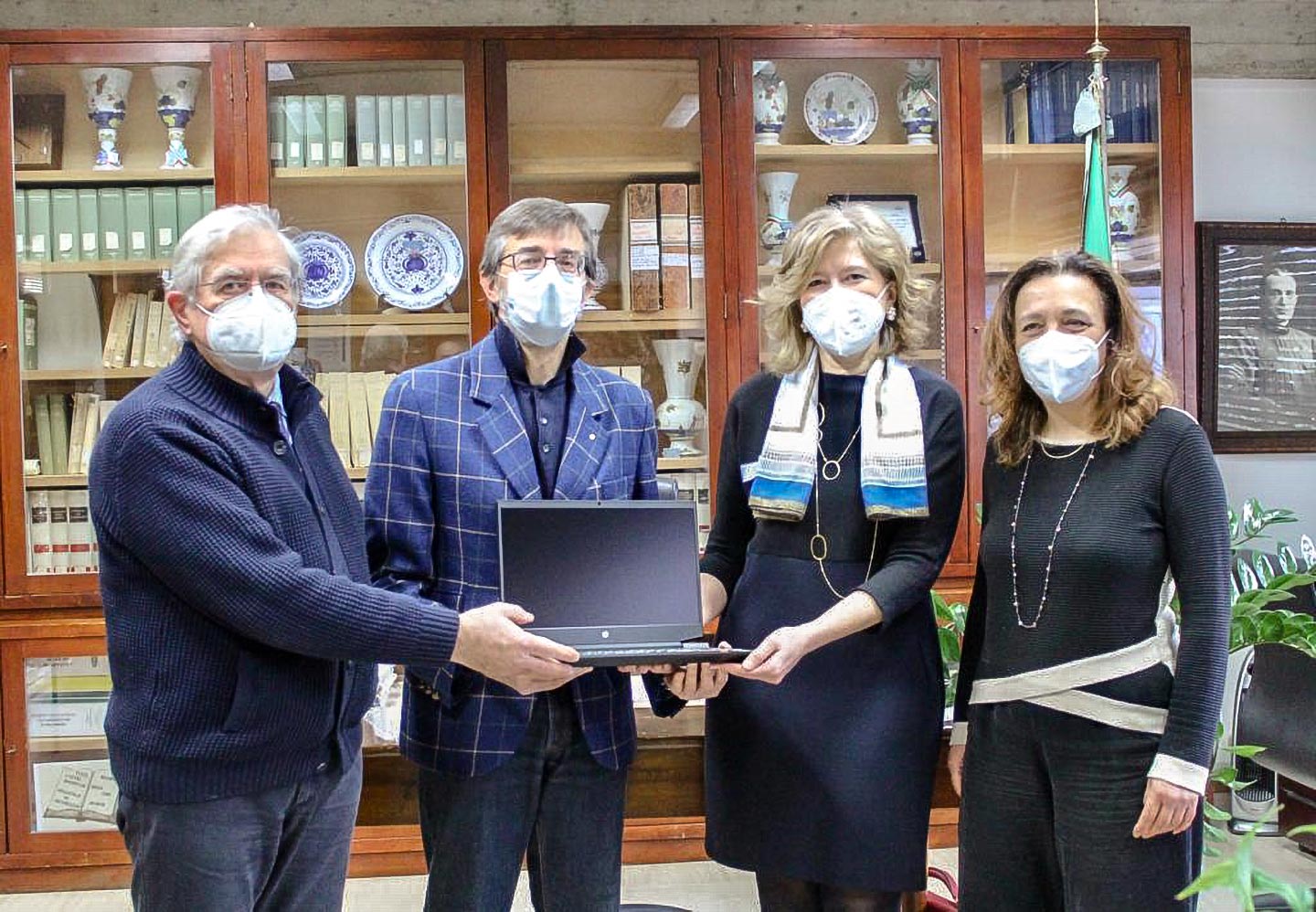 Consegna del pc al liceo scientifico